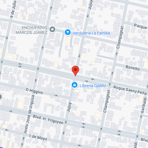 Ubicación en Marcos Juárez
